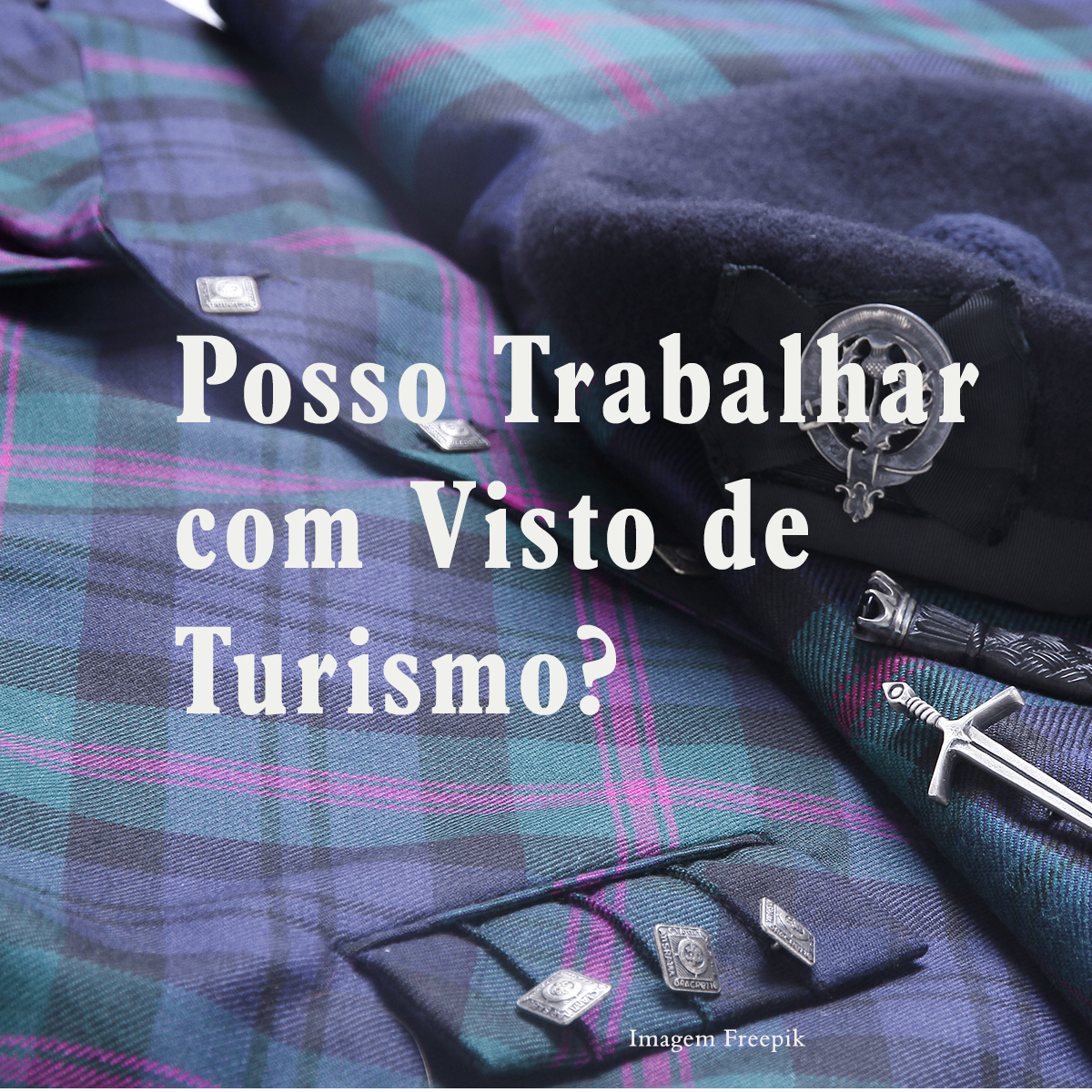 Trabalho com visto de turismo.