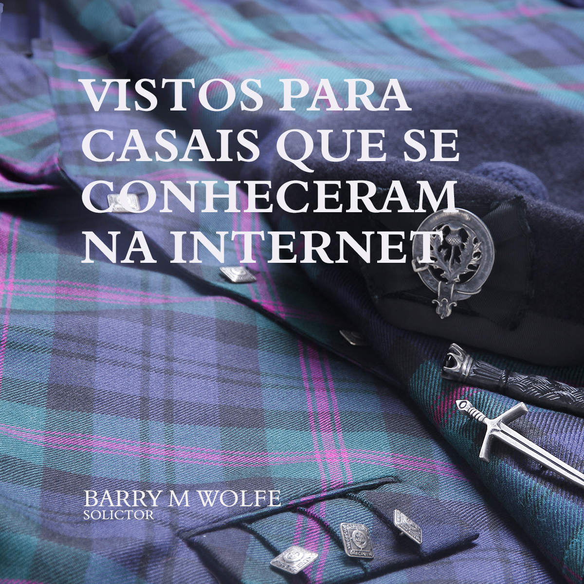 VISTOS PARA CASAIS QUE SE CONHECERAM NA INTERNET